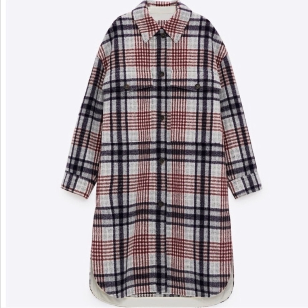 Zara Shacket Overcoat